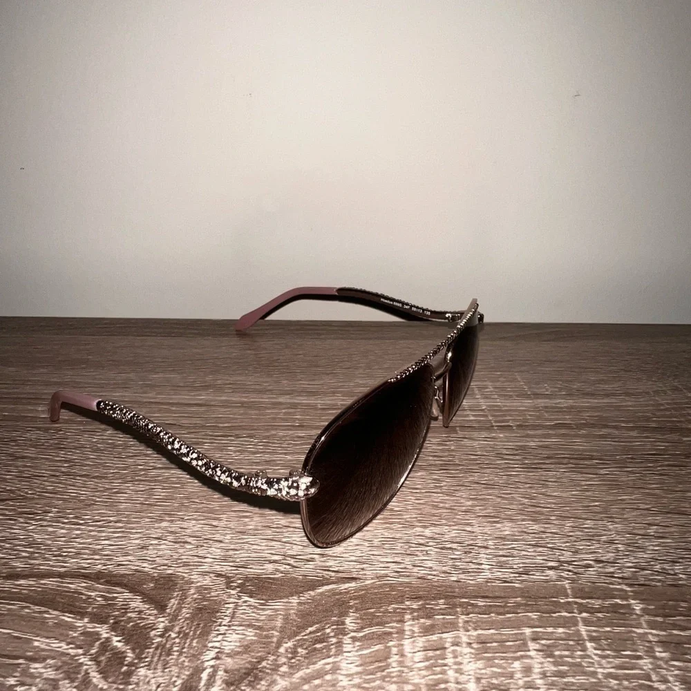 New Roberto Cavalli Hoedus 899S Rose Gold Aviator Sunglasses 59mm